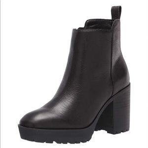 New Lucky Brand Black Leather Boots 9 Worrin.